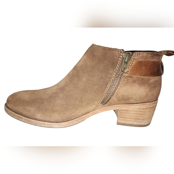 Kork-Ease Mesa Women's Leather Suede Stacked Heel Ankle Boots, Women's 7 - Picture 7 of 8